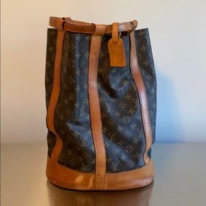 Louis Vuitton Monogram Randonee GM Bucket Bag